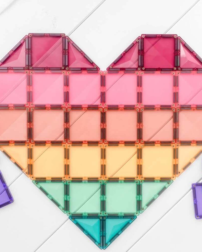 Tuiles magnétiques Connetix - Pastel Mega Pack (202 pcs) - Jeux de construction - Boutique LeoLudo - Connetix