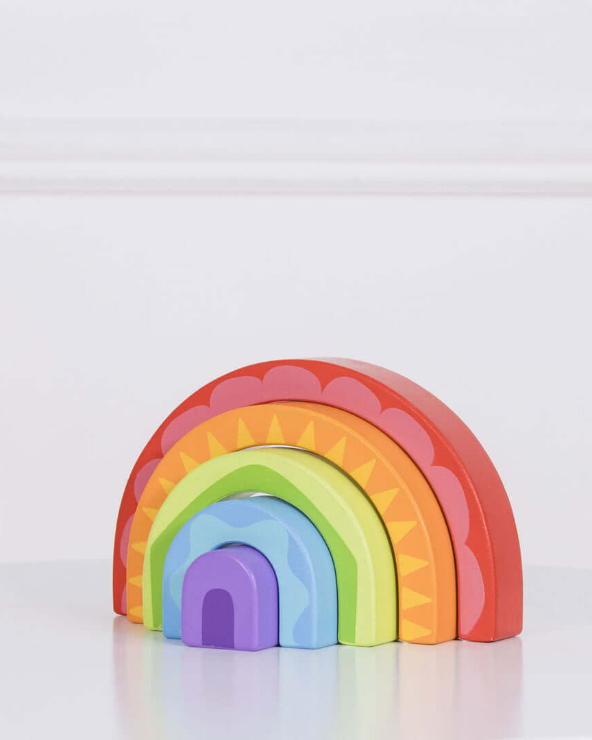 Tunnel arc - en - ciel à empiler - Jouets à trier & empiler - Boutique LeoLudo - Le Toy Van