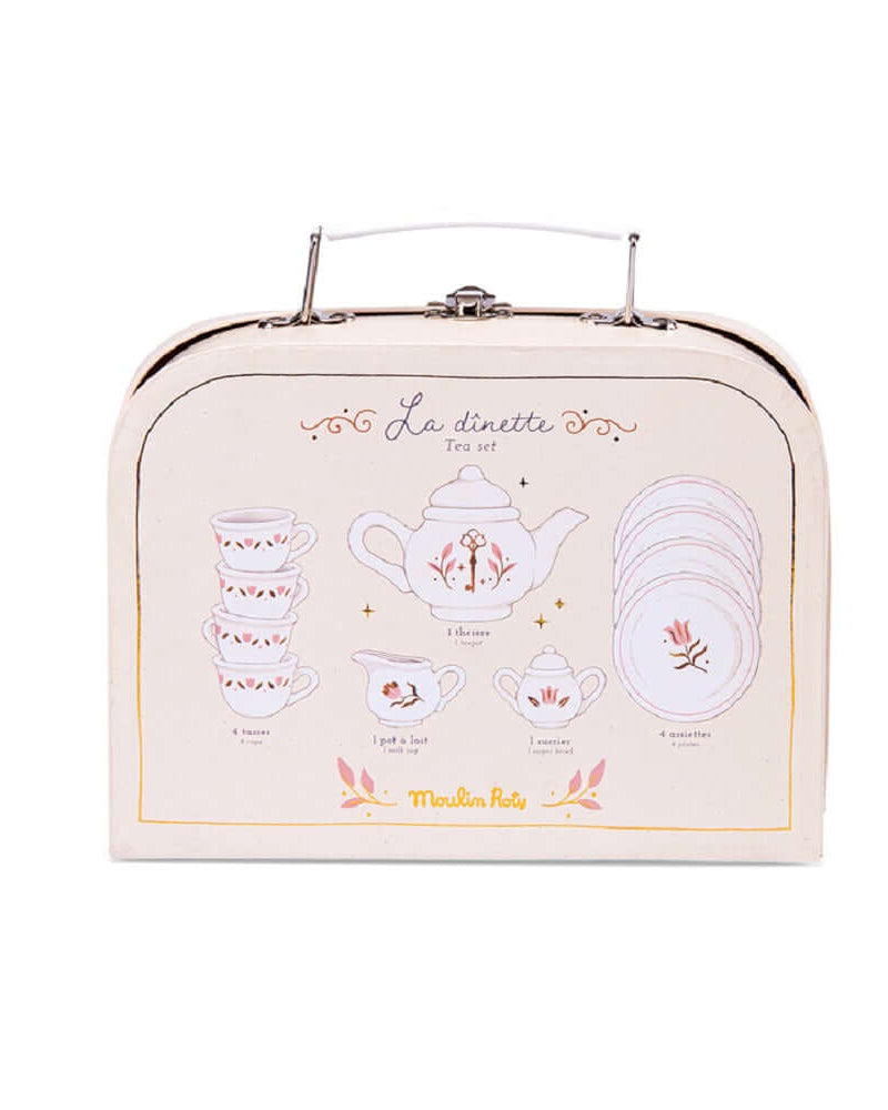 Valisette service à thé en porcelaine La petite école de danse - Jouets d'imitation - Boutique LeoLudo - Moulin Roty