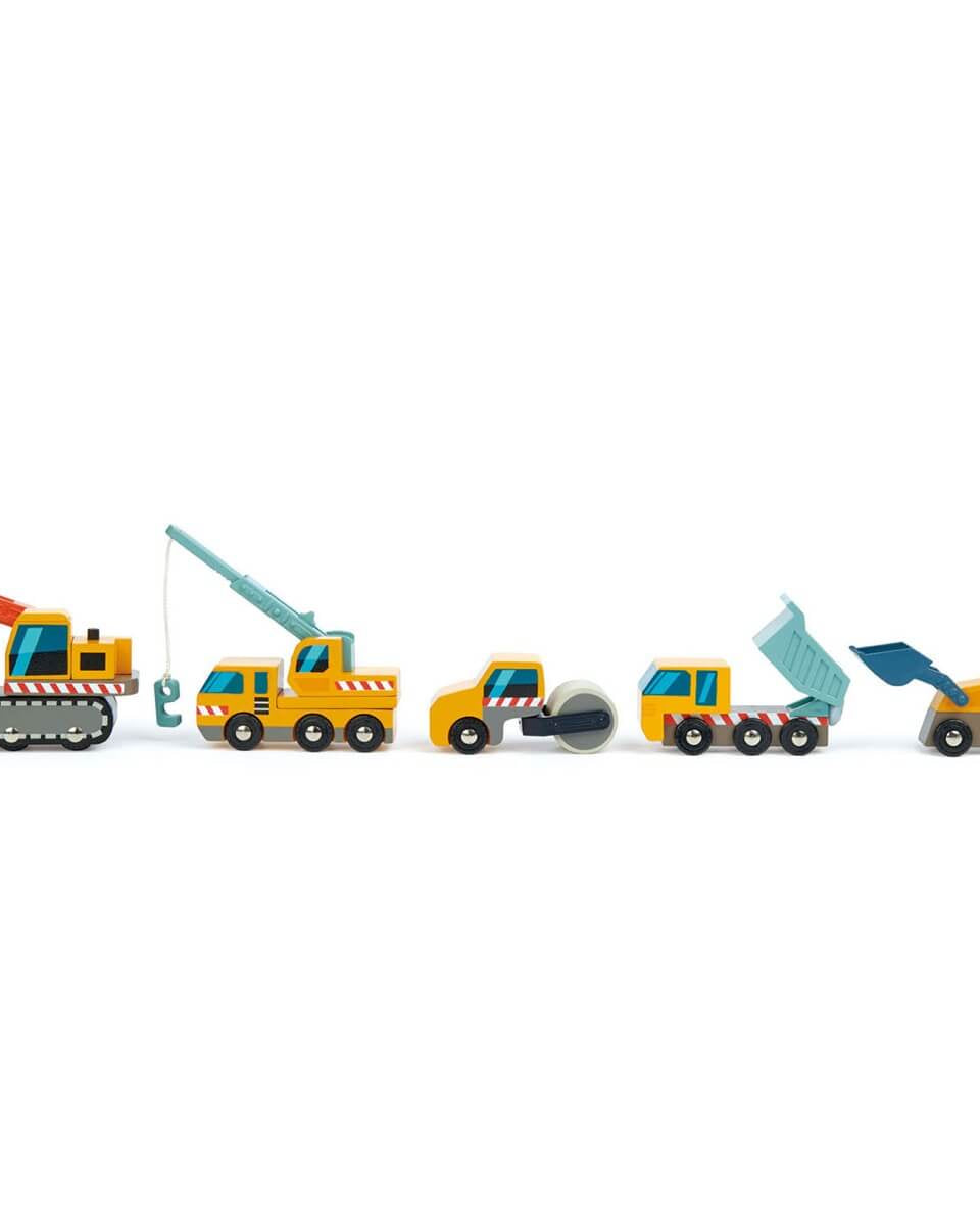Véhicules du chantier de construction - Véhicules de jeu - Boutique LeoLudo - Tender Leaf Toys