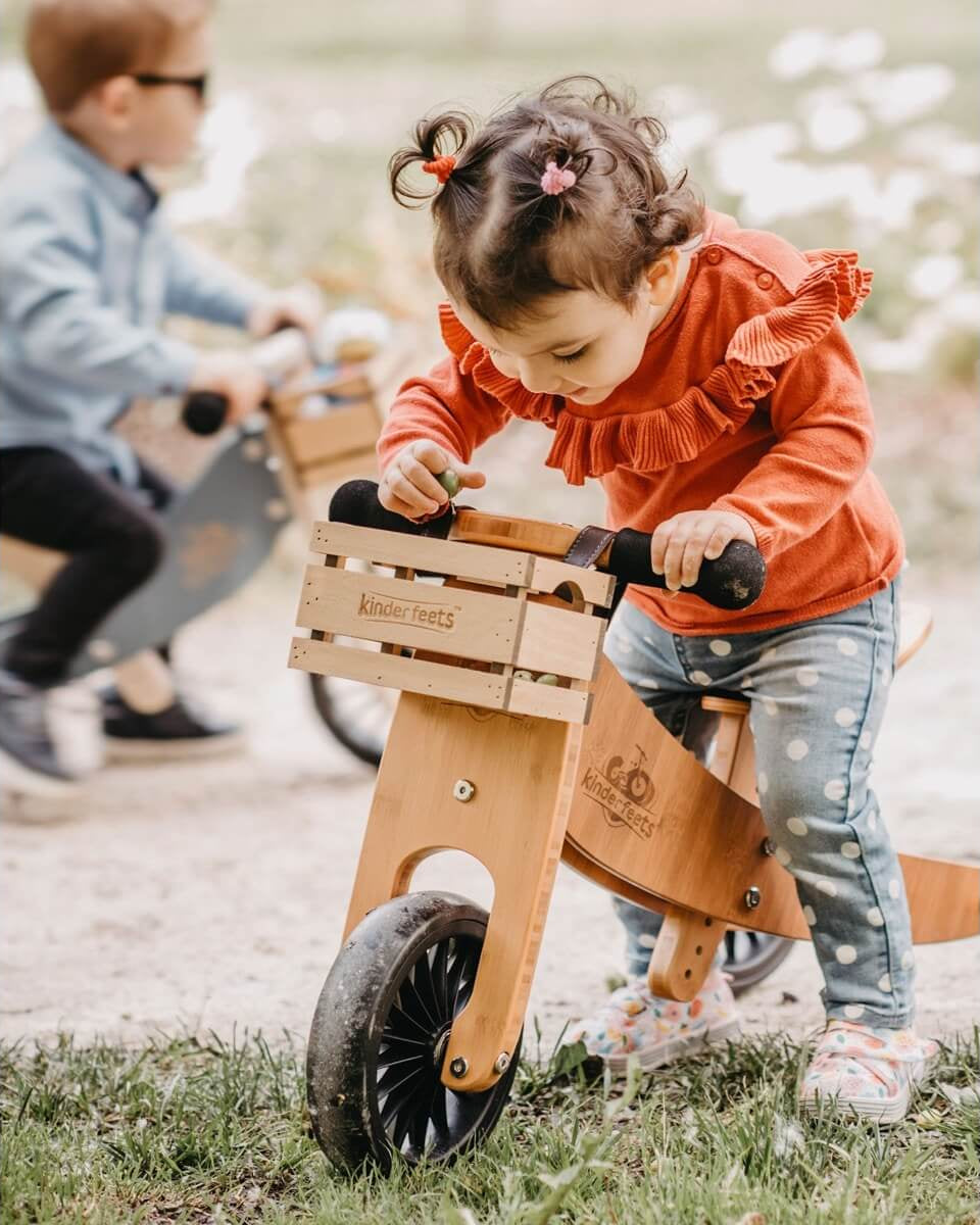 Vélo d'équilibre 2 - en - 1 Tiny Tot PLUS - Bambou - Vélos - Boutique LeoLudo - Kinderfeets