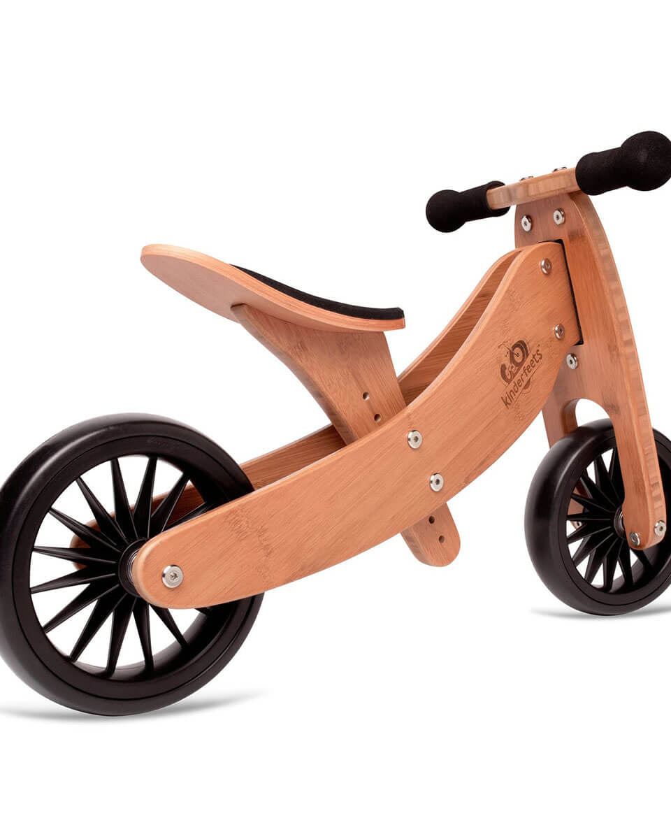 Vélo d'équilibre 2 - en - 1 Tiny Tot PLUS - Bambou - Vélos - Boutique LeoLudo - Kinderfeets