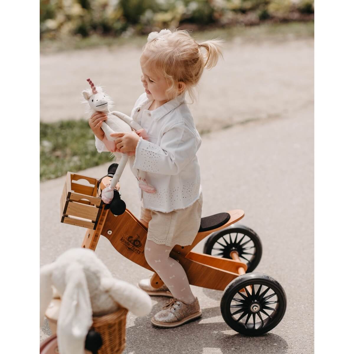 Vélo d'équilibre 2 - en - 1 Tiny Tot PLUS - Bambou - Vélos - Boutique LeoLudo - Kinderfeets