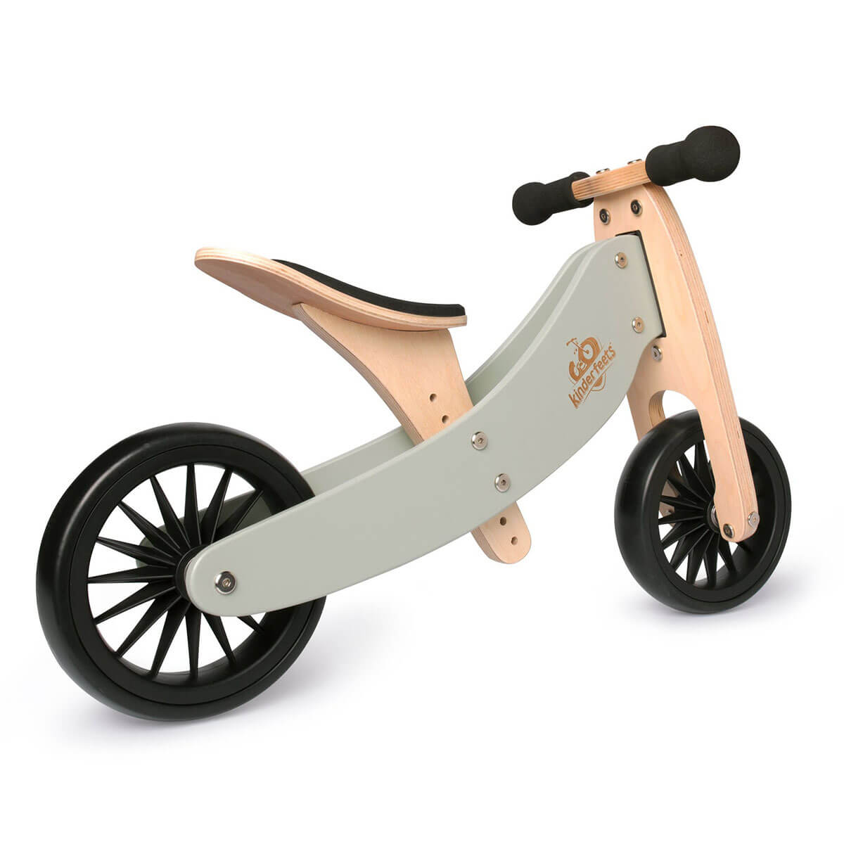 Vélo d'équilibre 2-en-1 Tiny Tot PLUS - Silver Sage-Kinderfeets-Boutique LeoLudo
