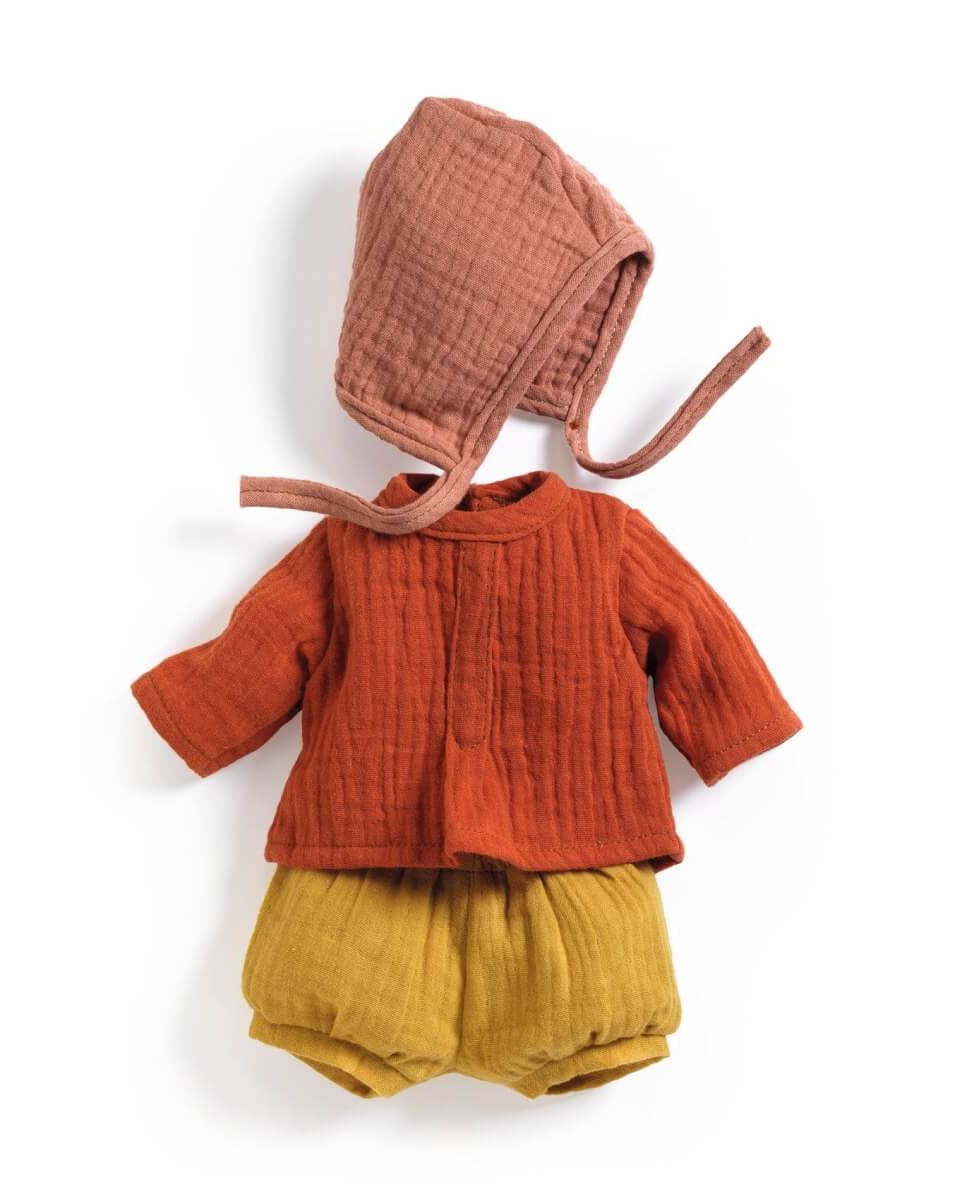 Vêtements de poupée Pomea - Tenue Mandarine - Accessoires poupée - Boutique LeoLudo - Djeco