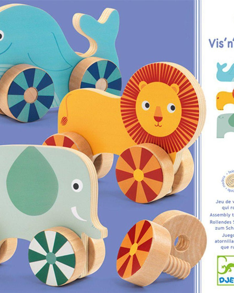Vis' n' roll - Jeux d'assemblage - Boutique LeoLudo - Djeco