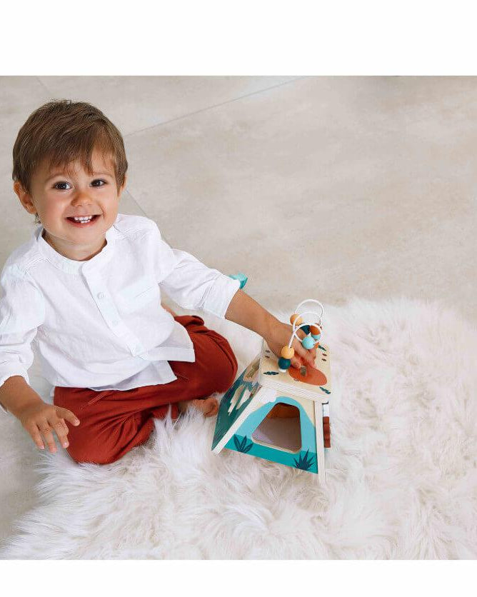 Volcan multi - activités d'éveil Dino - Jouets d'éveil - Boutique LeoLudo - Janod