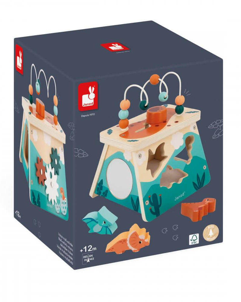 Volcan multi - activités d'éveil Dino - Jouets d'éveil - Boutique LeoLudo - Janod