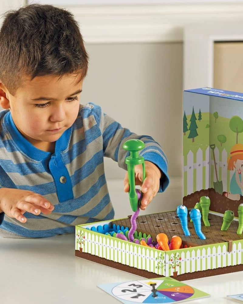 Wriggleworms! Jeu de motricité – Les vers dans le jardin - Jeux de motricité fine - Boutique LeoLudo - Learning Resources
