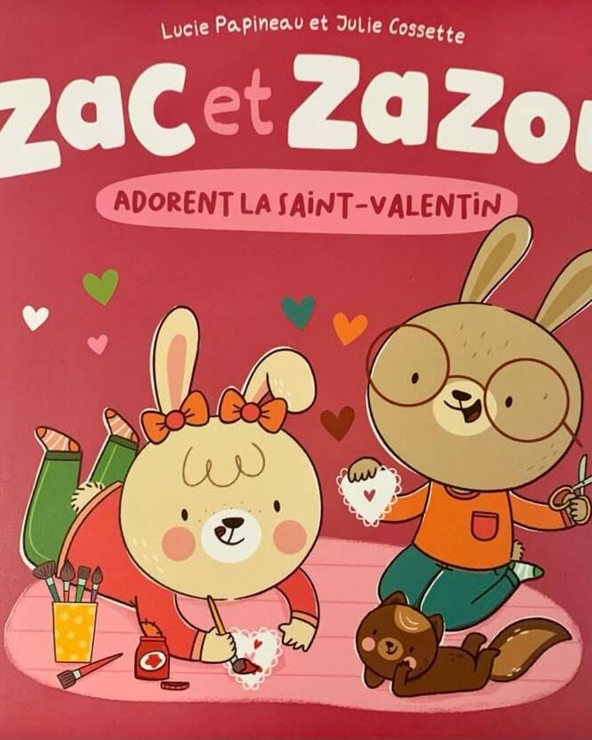 Zac et Zazou adorent la Saint - Valentin - Livres - Boutique LeoLudo - Auzou