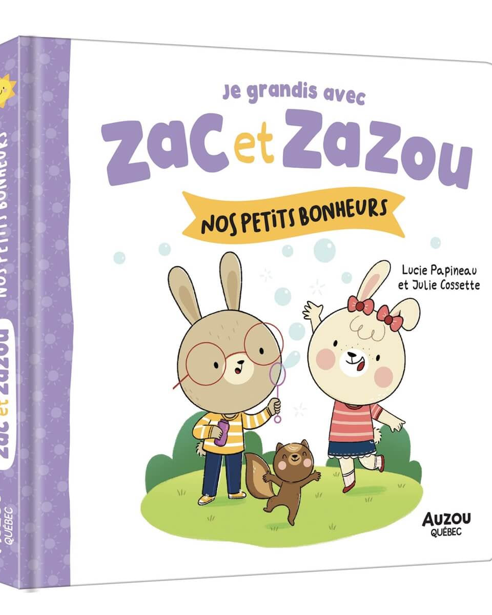 Zac et Zazou - Nos petits bonheurs - Livres - Boutique LeoLudo - Auzou