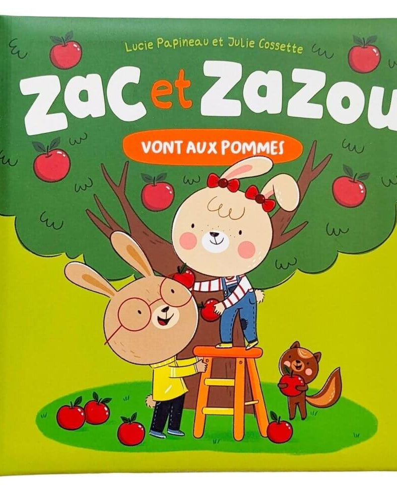 Zac et Zazou vont aux pommes - Livres - Boutique LeoLudo - Auzou