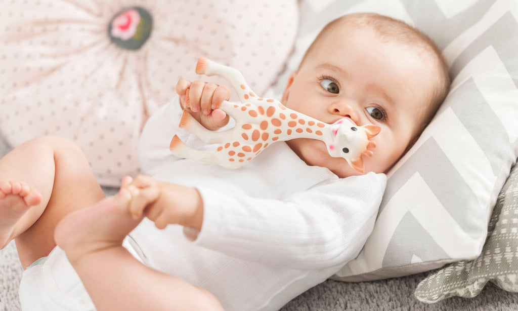 L'histoire fabuleuse de Sophie la Girafe : le jouet préféré des bébés-Boutique LeoLudo
