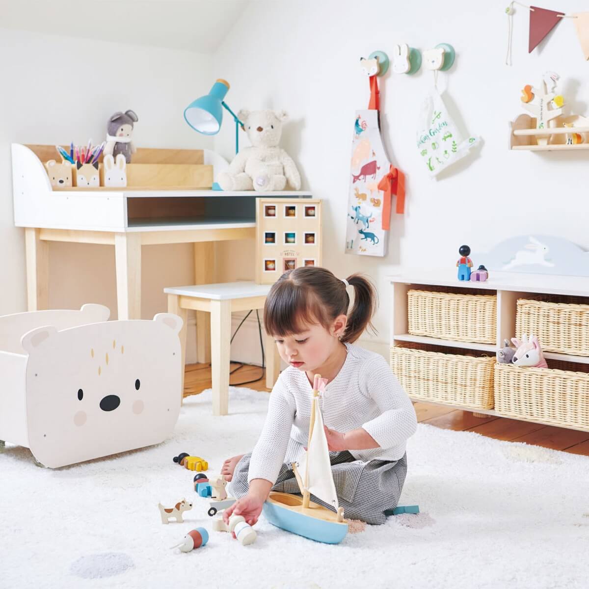 Mobilier pour une salle de jeu stimulante