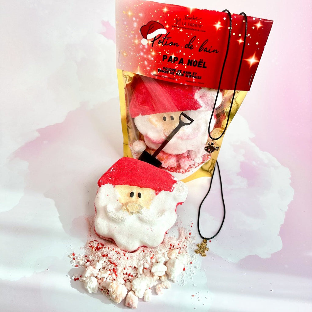 Bombe + poudre de bain de Noël - Potion du Papa Noël-La Fabrik-Boutique LeoLudo