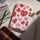 Cahier de notes - Coeurs sourires -Art & bricolage- Boutique LeoLudo -PBI