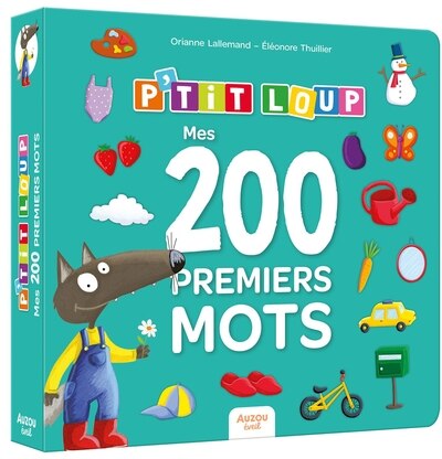 Mes 200 premiers mots avec P'tit Loup-Auzou-Boutique LeoLudo
