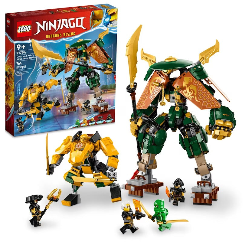 Les robots de l’équipe ninja de Lloyd et Arin (764 pcs)-LEGO-Boutique LeoLudo