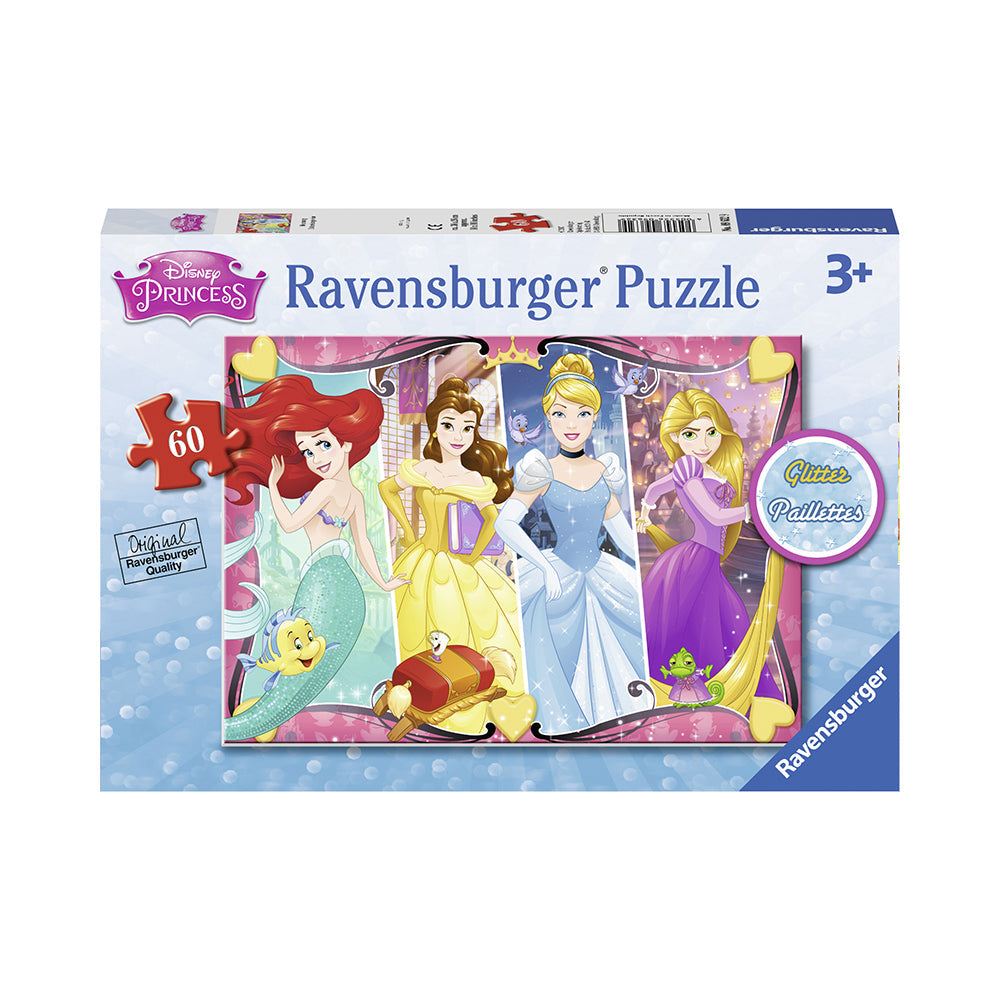 Puzzles Disney - Princesse Heartsong pailletée (60 pcs)-Ravensburger-Boutique LeoLudo