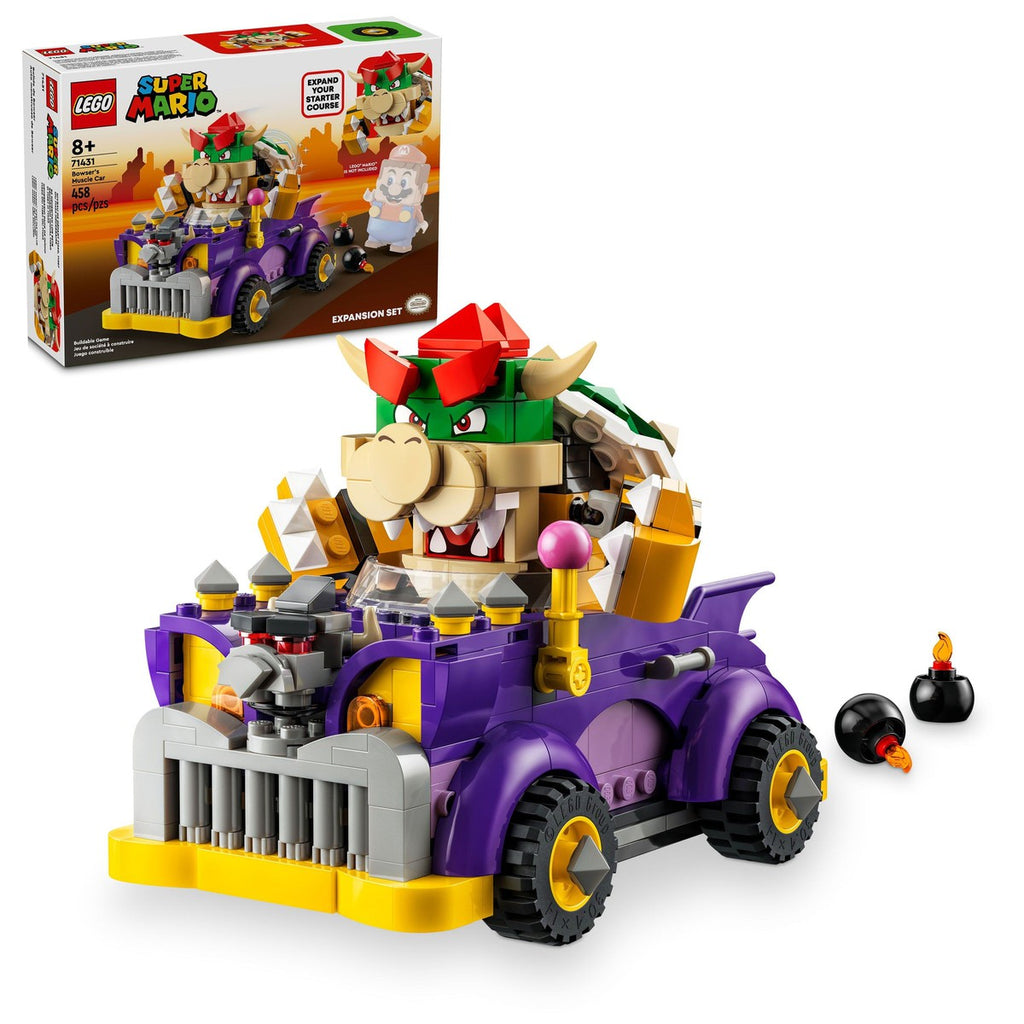 Kit d'extension - La voiture musclée de Bowser (458 pcs)-LEGO-Boutique LeoLudo