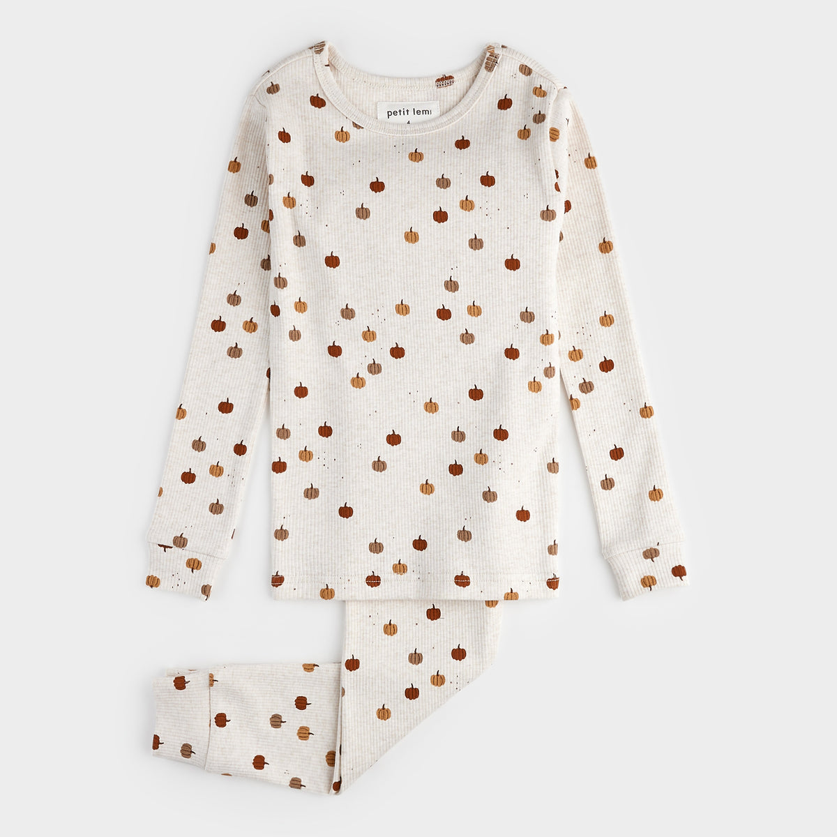 Ensemble pyjama 2 pièces Beige Chiné