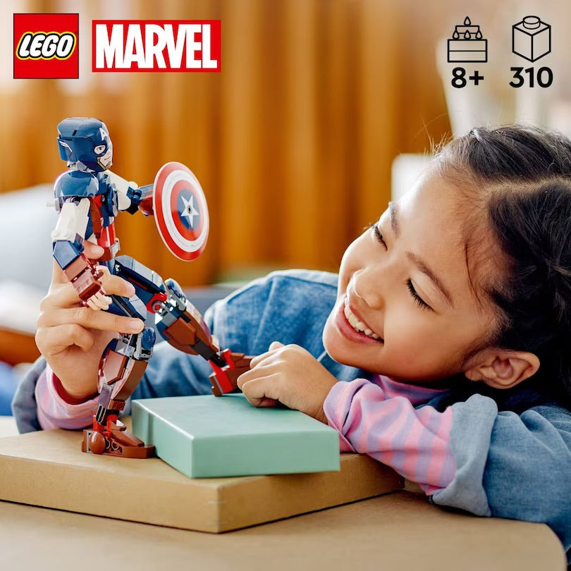 La figurine à construire de Capitaine America (310 pcs)-LEGO-Boutique LeoLudo