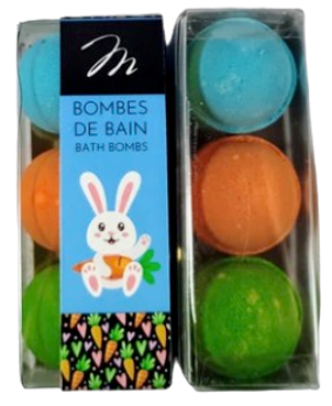 3 mini bombes de bain - Pâques - Pour le bain - Boutique LeoLudo - Margot