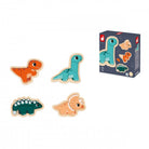 4 puzzles d'éveil évolutifs Dino (2 à 5 pcs.) - Casse - têtes - Boutique LeoLudo - Janod