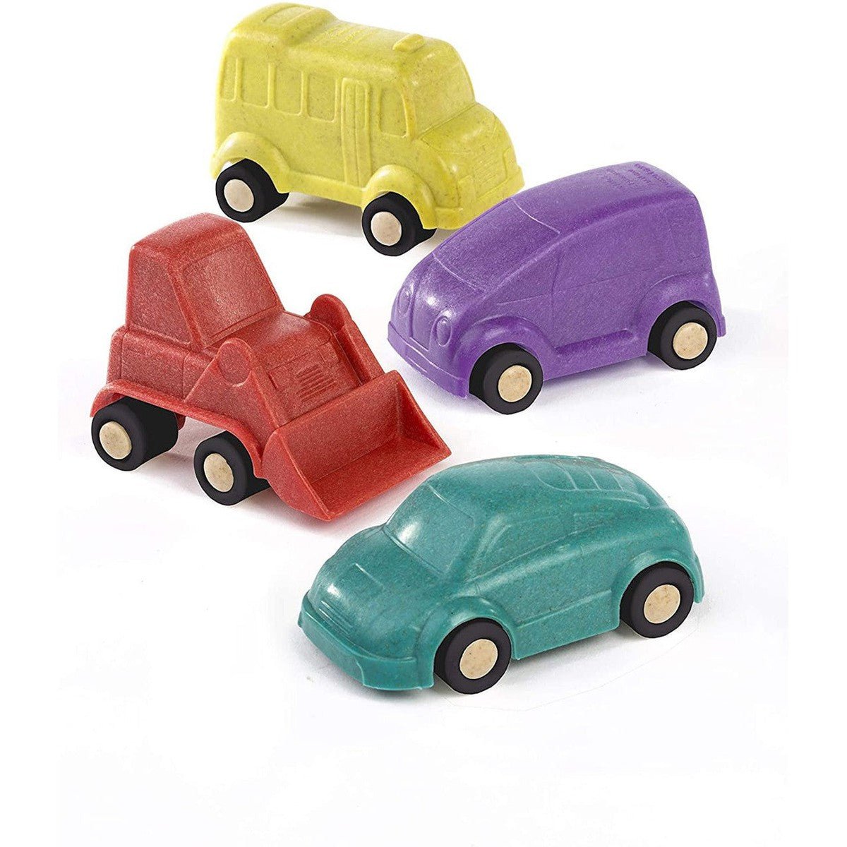 4 véhicules ECO Minimobil 9cm - Véhicules de jeu - Boutique LeoLudo - Miniland