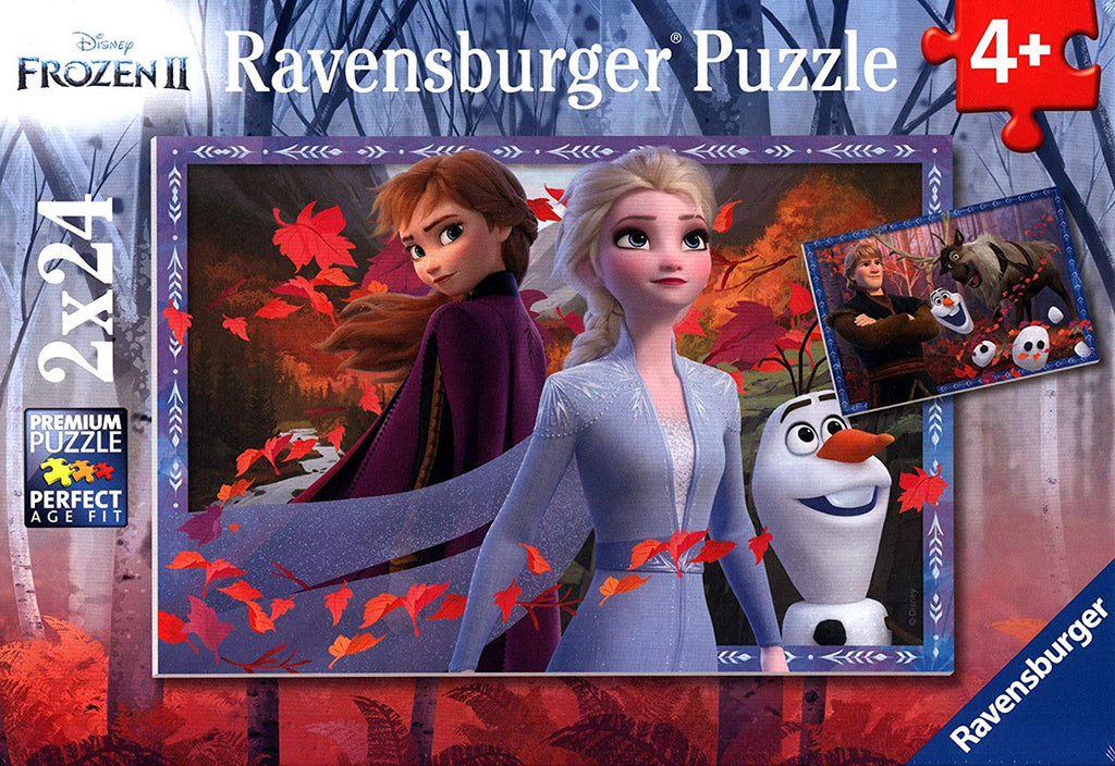 Puzzle Frozen Frosty Adventures (2 x 24 pcs)-Ravensburger-Boutique LeoLudo