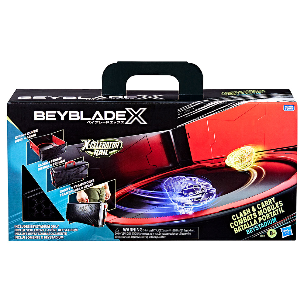 Beyblade X - Arène de combat Beystadium Combats mobiles - Jeux d'adresse - Hasbro - Boutique LeoLudo