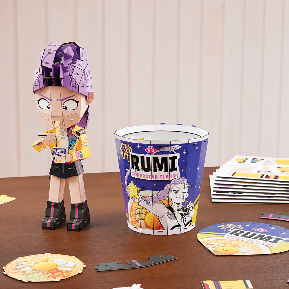 4D Build - K-Pop Demon Hunters: Ramen de Rumi -Casse-têtes- Boutique LeoLudo-4D Build