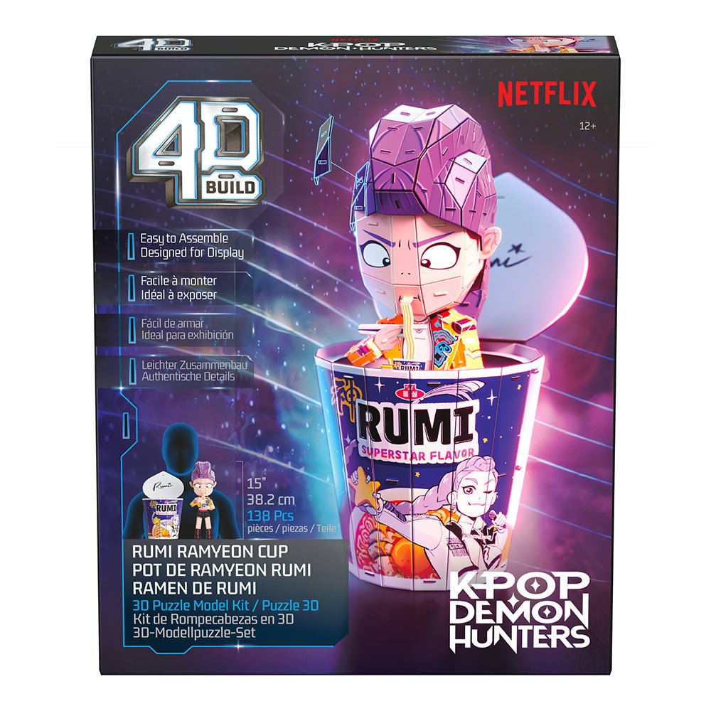 4D Build - K-Pop Demon Hunters: Ramen de Rumi -Casse-têtes- Boutique LeoLudo-4D Build