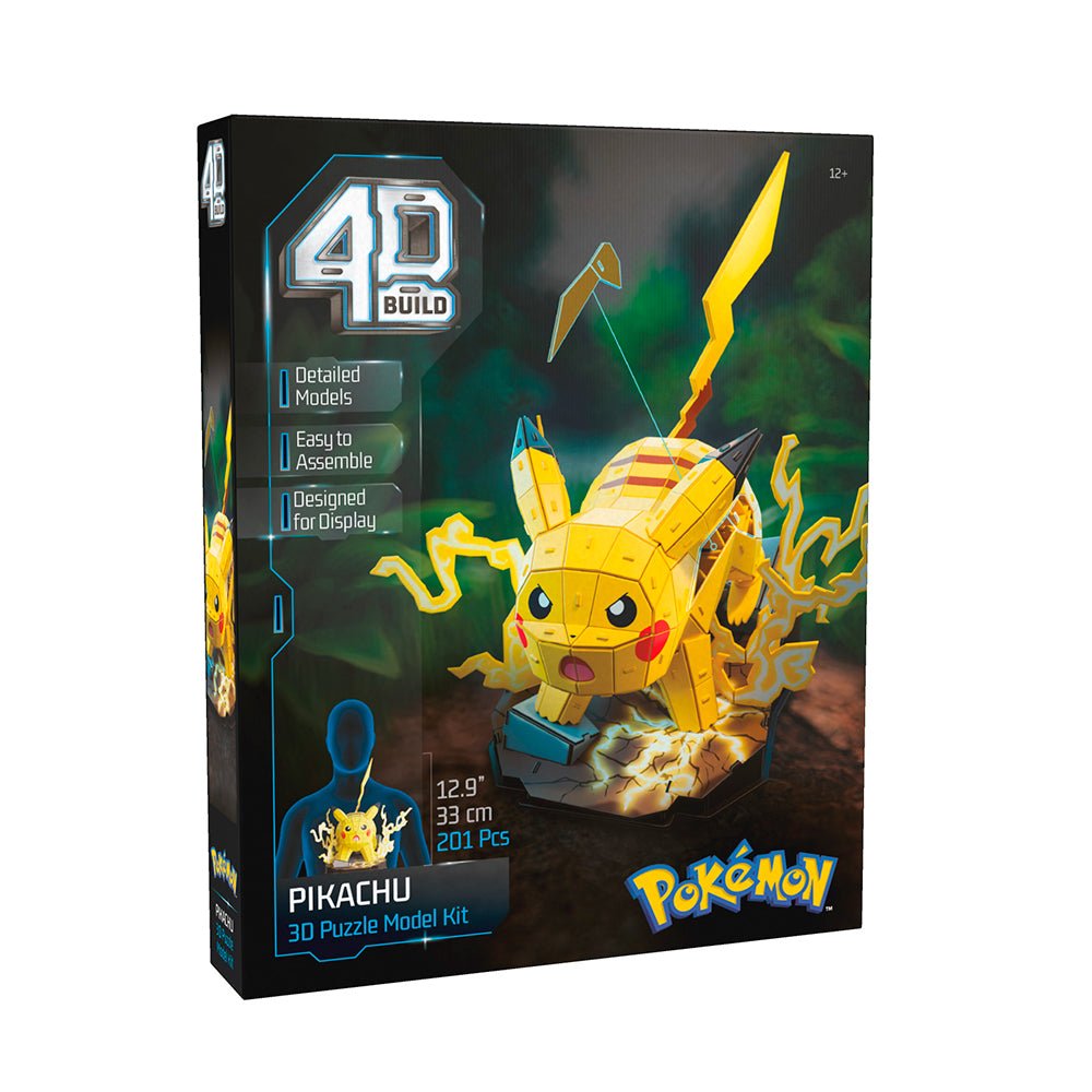 4D Build - Pokémon Pikachu -Casse-têtes- Boutique LeoLudo-4D Build