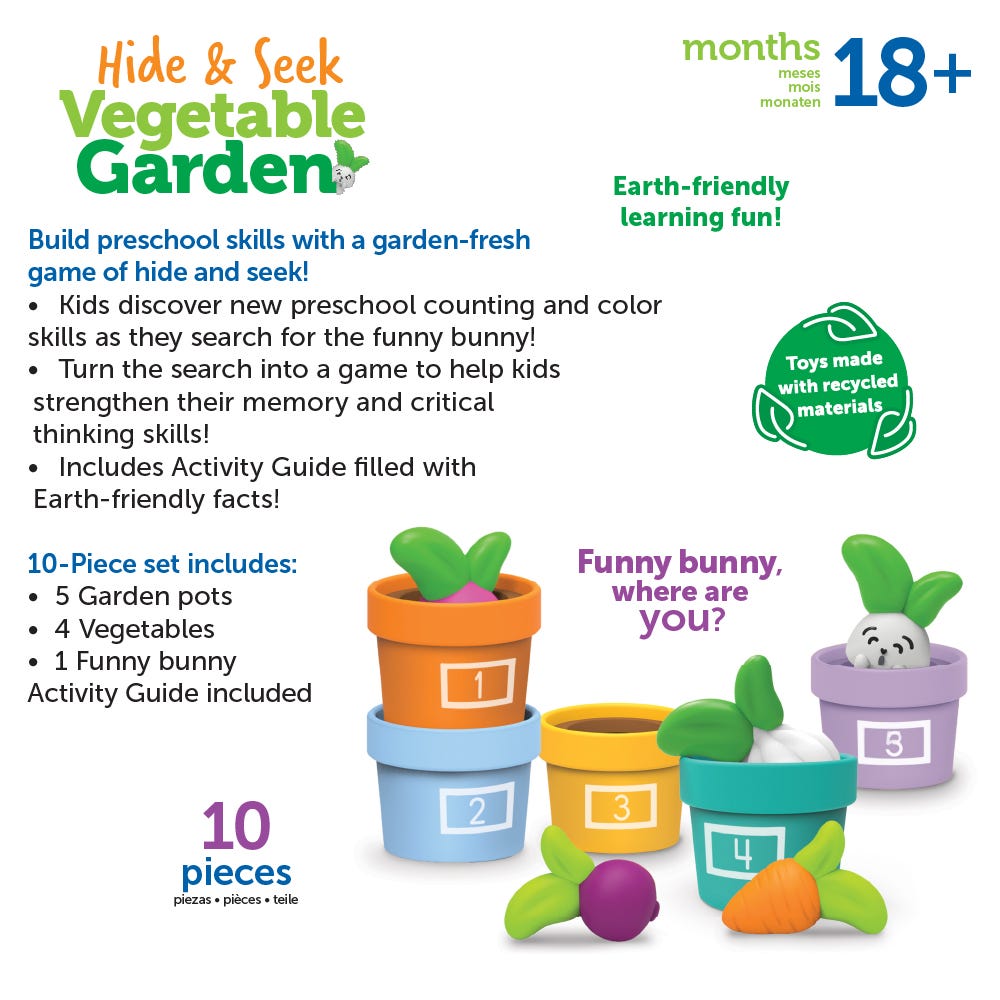 Jeu Cache-cache potager : amusez-vous dans le jardin ! Jeux éducatifs- Boutique LeoLudo