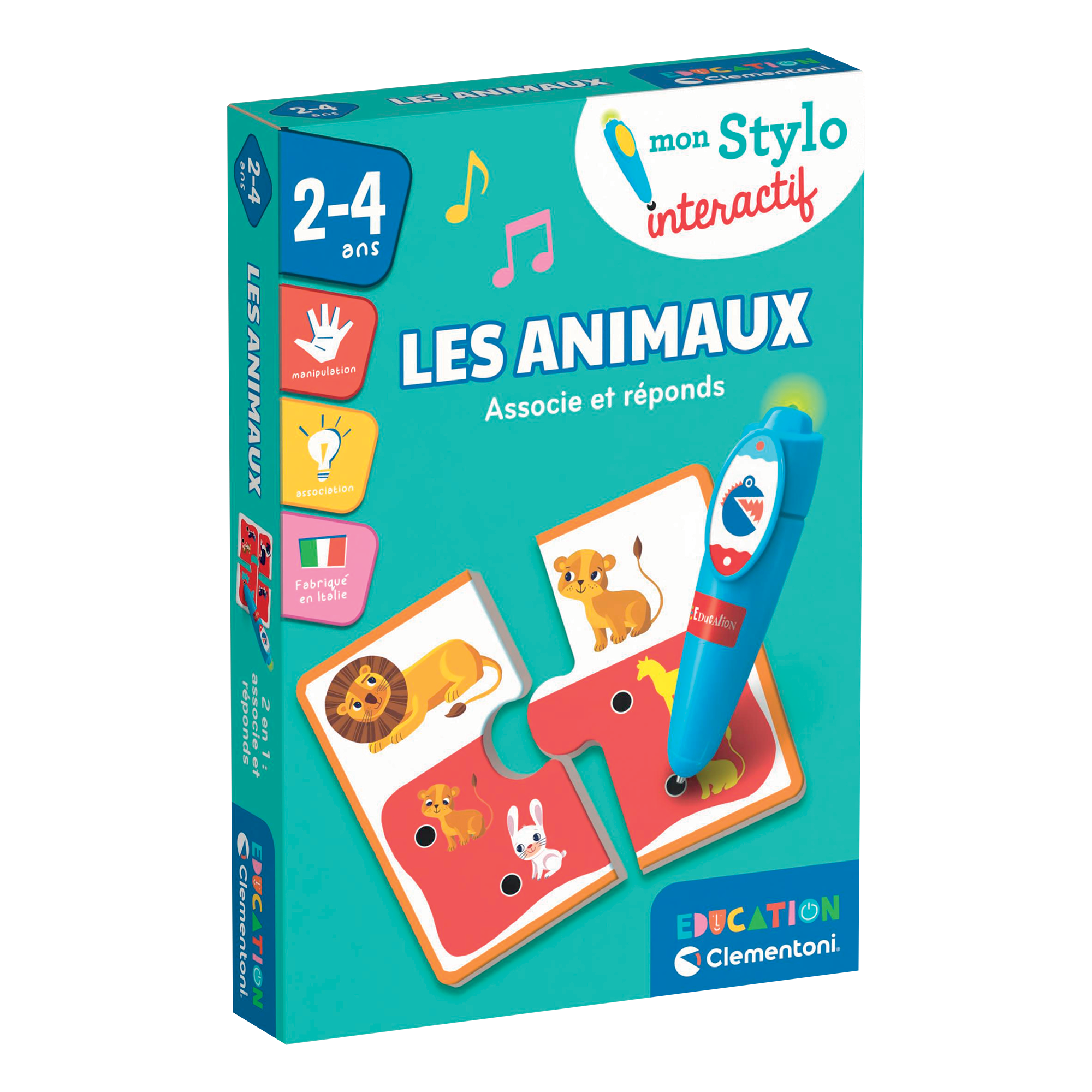 Mon stylo interactif - Les animaux - Clementoni - Boutique LeoLudo