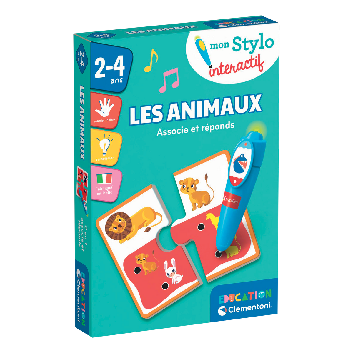 Mon stylo interactif - Les animaux - Clementoni - Boutique LeoLudo