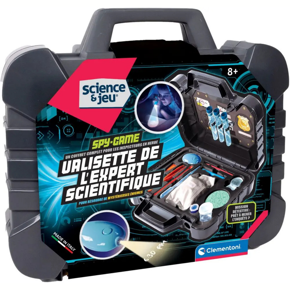 Valise de détective - Clementoni - Boutique LeoLudo