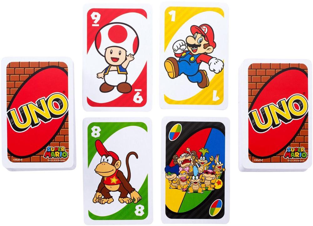 Jeu Uno - Mario Bros-Mattel-Boutique LeoLudo