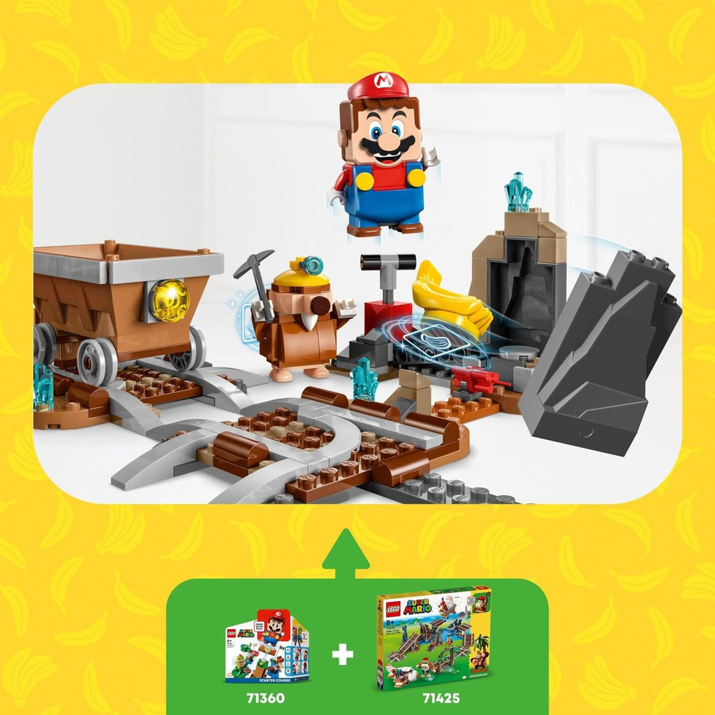 Kit d'extension: La course en wagon de Diddy Kong (1157 pcs)-LEGO-Boutique LeoLudo