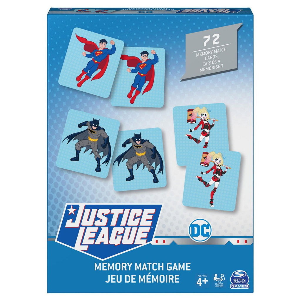 Jeu de mémoire Justice League (72 cartes)-Spinmaster-Boutique LeoLudo