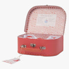 Valise dînette à pois en céramique - La grande famille-Moulin Roty-Boutique LeoLudo