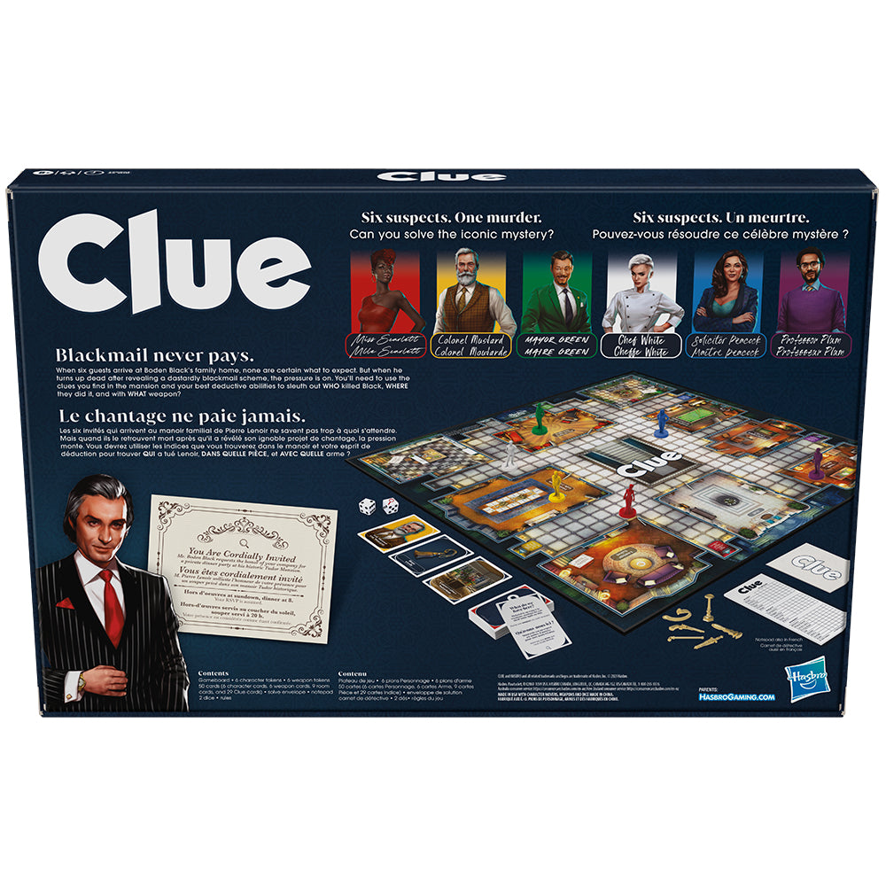 Jeu de société - Clue classique (bilingue) - Jeux de société - Hasbro - Boutique LeoLudo