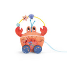 Joli crabe en bois à tirer pour les enfants Jouets à tirer / pousser- Boutique LeoLudo
