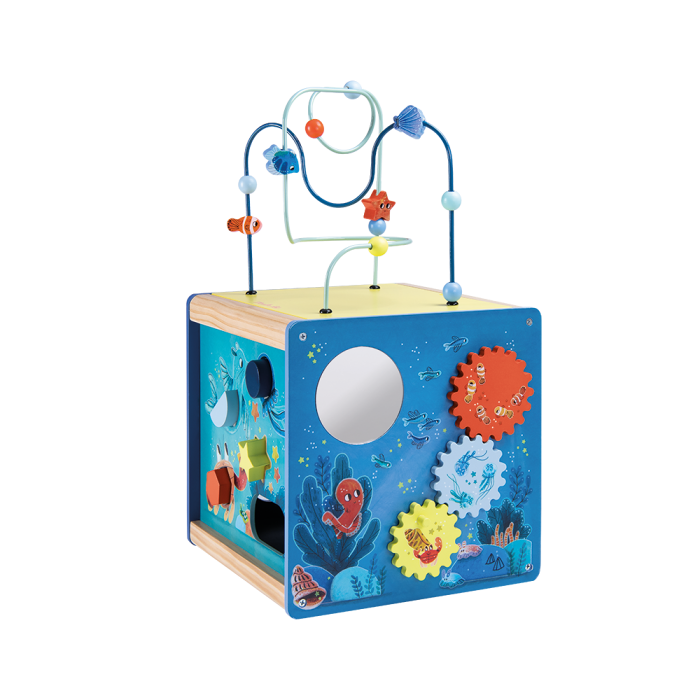 Cube d'activités en bois Aventures de Paulie-Moulin Roty-Boutique LeoLudo