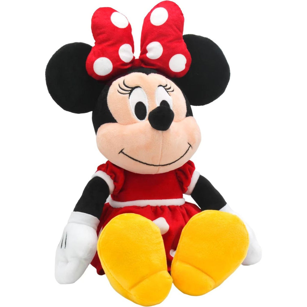 Peluche Disney - Minnie en robe à pois rouge-Imports Dragon-Boutique LeoLudo