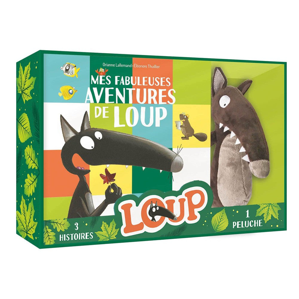 Coffret Mes fabuleuses aventures de Loup-Auzou-Boutique LeoLudo