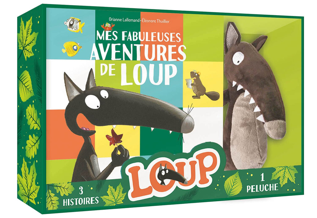 Coffret Mes fabuleuses aventures de Loup-Auzou-Boutique LeoLudo