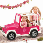 Véhicule pour poupée - Jeep 4x4 My Way & Highways (18") - Accessoires poupée - Our Generation - Boutique LeoLudo