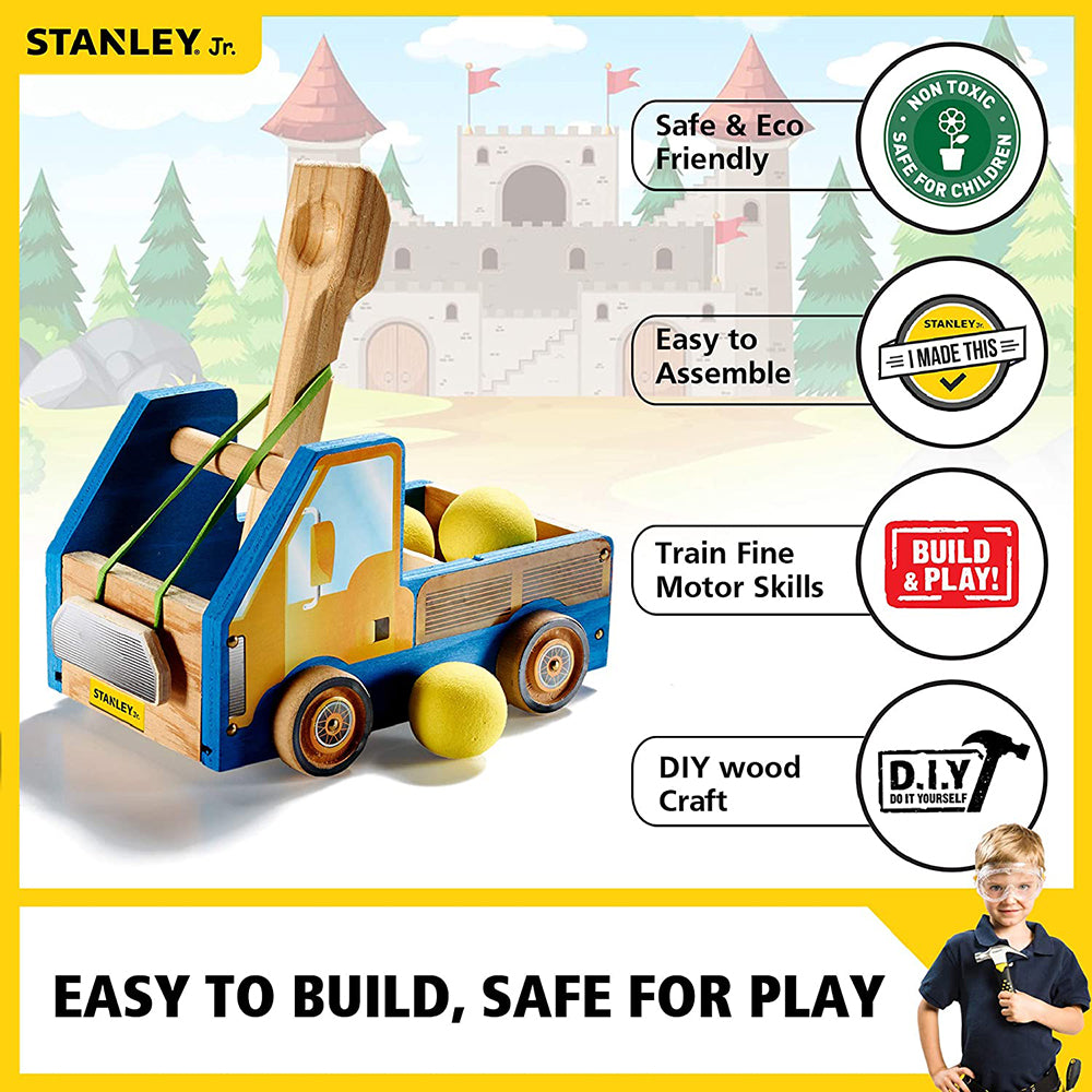 Camion-catapulte à construire-Stanley Jr.-Boutique LeoLudo